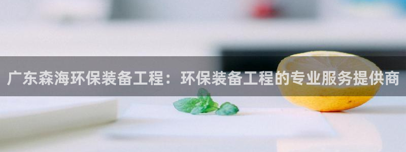 彩名堂移动客户端：广东森海环保装备工