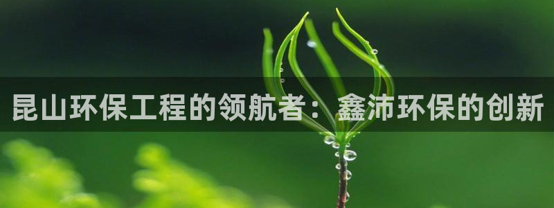 彩名堂客户端加拿大：昆山环保工程的领