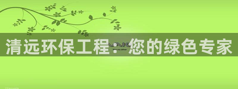 彩名堂怎么买准确率高：清远环保工程：