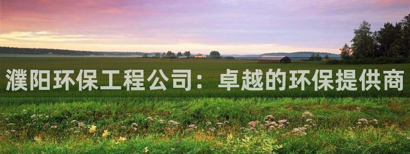 彩名堂怎么用不了了：濮阳环保工程公司