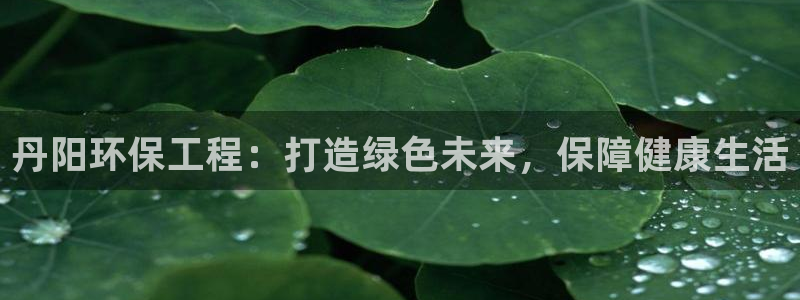 正规彩名堂官网计划01：丹阳环保工程