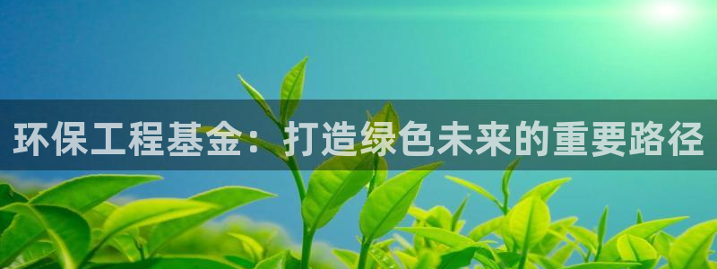 彩名堂开奖结果查询：环保工程基金：打